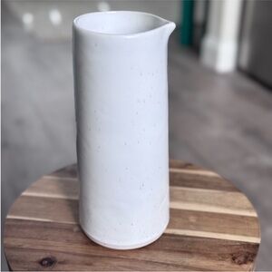 Ceramic Carafe in Speckled White Fable Home | Artisan Stoneware
